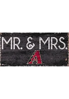 Arizona Diamondbacks Mr and Mrs Sign - Red