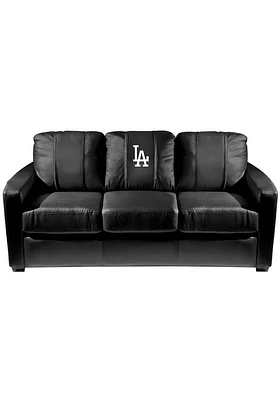 Los Angeles Dodgers Faux Leather Sofa - Black