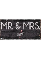 Los Angeles Dodgers Mr and Mrs Sign - Blue