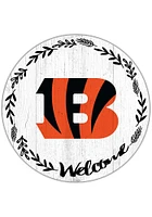 Cincinnati Bengals Welcome Circle Sign