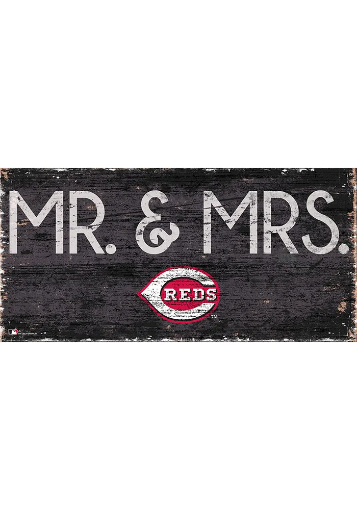 Cincinnati Reds Mr and Mrs Sign