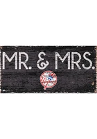 New York Yankees Mr and Mrs Sign - Blue