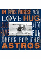 Houston Astros In This House 10x10 Picture Frame - Navy Blue