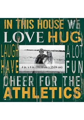 Oakland Athletics In This House 10x10 Picture Frame - Green