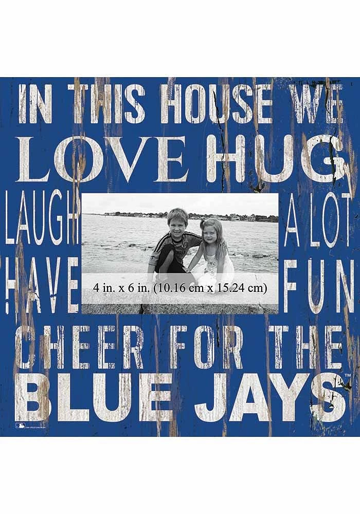 Toronto Blue Jays In This House 10x10 Picture Frame - Blue