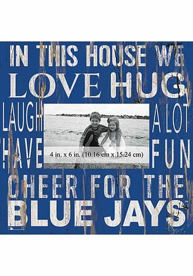 Toronto Blue Jays In This House 10x10 Picture Frame - Blue