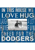 Los Angeles Dodgers In This House 10x10 Picture Frame - Blue