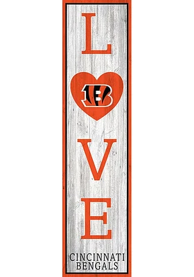 Cincinnati Bengals 48in Love Leaner Sign