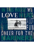 Seattle Mariners In This House 10x10 Picture Frame - Navy Blue