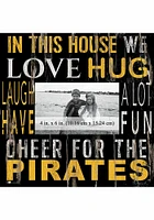 Pittsburgh Pirates In This House 10x10 Picture Frame - Black