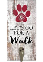 Alabama Crimson Tide 6x12 Leash Holder Sign - White