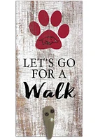 Arkansas Razorbacks 6x12 Leash Holder Sign - White