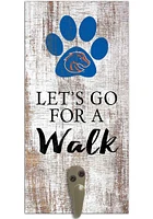 Boise State Broncos 6x12 Leash Holder Sign - White