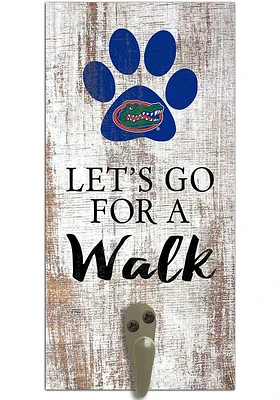 Florida Gators 6x12 Leash Holder Sign - White