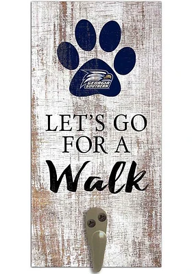 Georgia Southern Eagles 6x12 Leash Holder Sign - White
