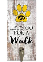 Iowa Hawkeyes 6x12 Leash Holder Sign - White