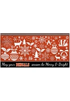 Cincinnati Bengals Merry and Bright Sign