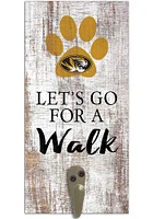 Missouri Tigers 6x12 Leash Holder Sign - White