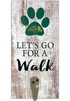 North Dakota State Bison 6x12 Leash Holder Sign - White