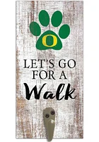 Oregon Ducks 6x12 Leash Holder Sign - White