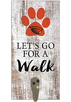 Oregon State Beavers 6x12 Leash Holder Sign - White