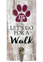 Texas A&M Aggies 6x12 Leash Holder Sign - White