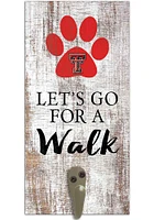 Texas Tech Red Raiders 6x12 Leash Holder Sign - White