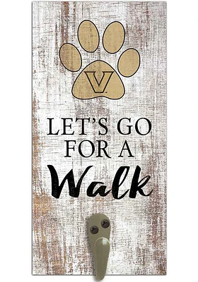 Vanderbilt Commodores 6x12 Leash Holder Sign - White