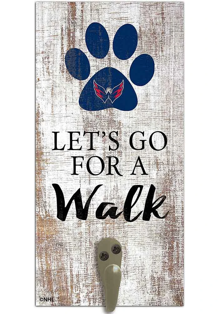 Washington Capitals 6x12 Leash Holder Sign - White
