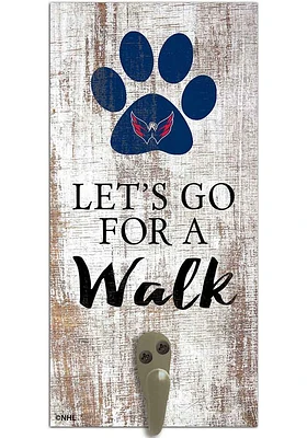 Washington Capitals 6x12 Leash Holder Sign - White