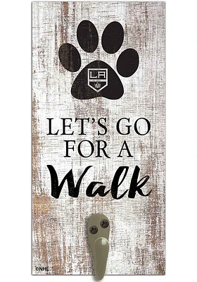 Los Angeles Kings 6x12 Leash Holder Sign - White