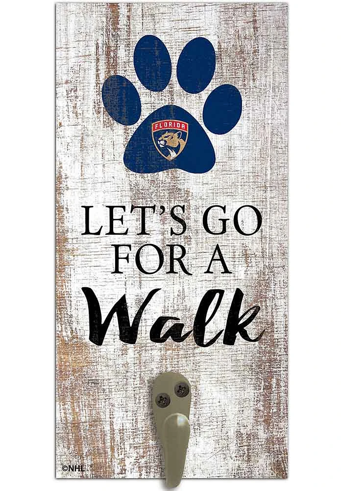 Florida Panthers 6x12 Leash Holder Sign - White