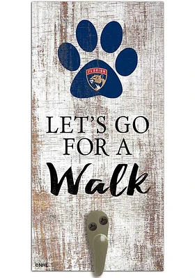 Florida Panthers 6x12 Leash Holder Sign - White