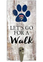 Florida Panthers 6x12 Leash Holder Sign - White