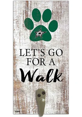 Dallas Stars 6x12 Leash Holder Sign - White