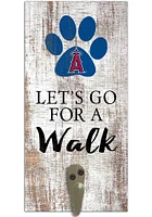 Los Angeles Angels 6x12 Leash Holder Sign - White