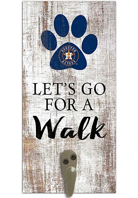 Houston Astros 6x12 Leash Holder Sign - White