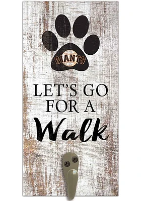 San Francisco Giants 6x12 Leash Holder Sign - White