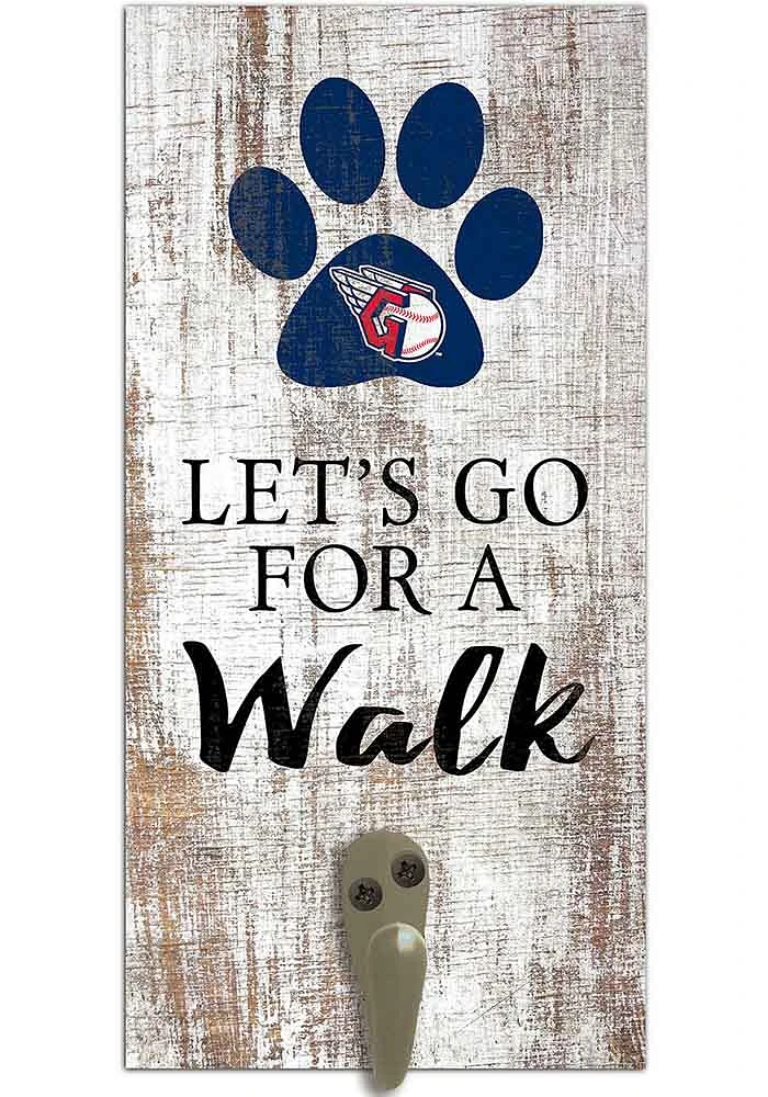 Cleveland Guardians 6x12 Leash Holder Sign - White