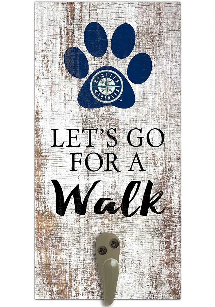 Seattle Mariners 6x12 Leash Holder Sign - White