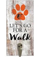 Baltimore Orioles 6x12 Leash Holder Sign - White