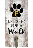 Pittsburgh Pirates 6x12 Leash Holder Sign - White