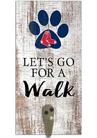 Boston Red Sox 6x12 Leash Holder Sign - White