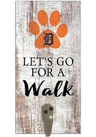 Detroit Tigers 6x12 Leash Holder Sign - White