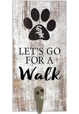 Chicago White Sox 6x12 Leash Holder Sign - White