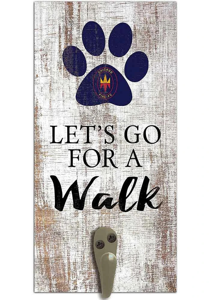 Chicago Fire 6x12 Leash Holder Sign - White