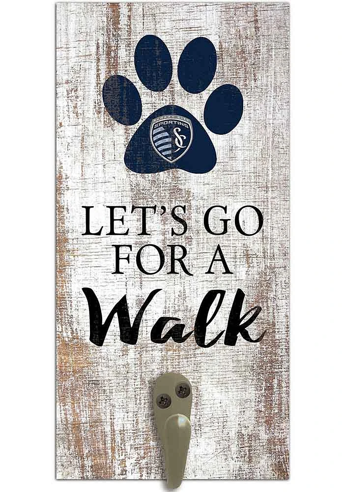Sporting Kansas City 6x12 Leash Holder Sign - White