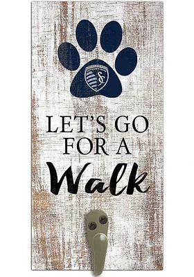 Sporting Kansas City 6x12 Leash Holder Sign - White