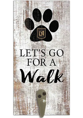 Los Angeles FC 6x12 Leash Holder Sign - White