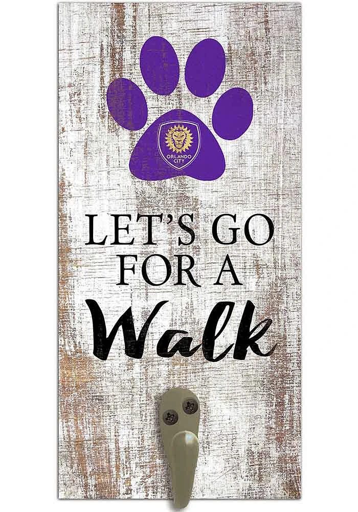 Orlando City SC 6x12 Leash Holder Sign - White